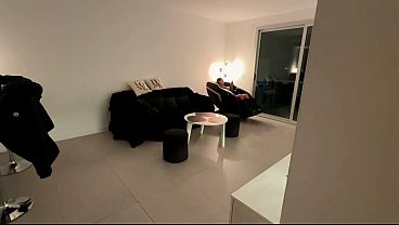 Flagrei minha meia-irmã linda se divertindo sozinha