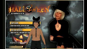 Halloween: Jogo da Velha de Abóbora Quente